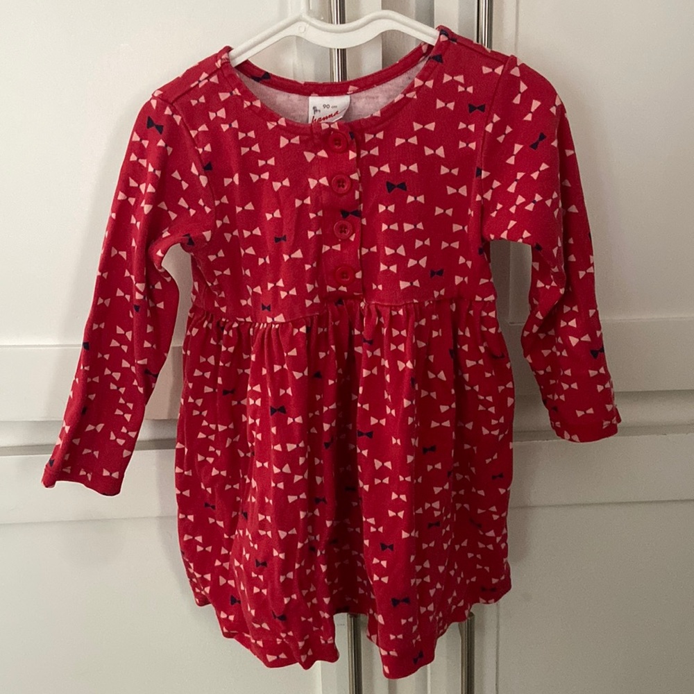 Hanna Andersson red dress - size 3 (90cm)